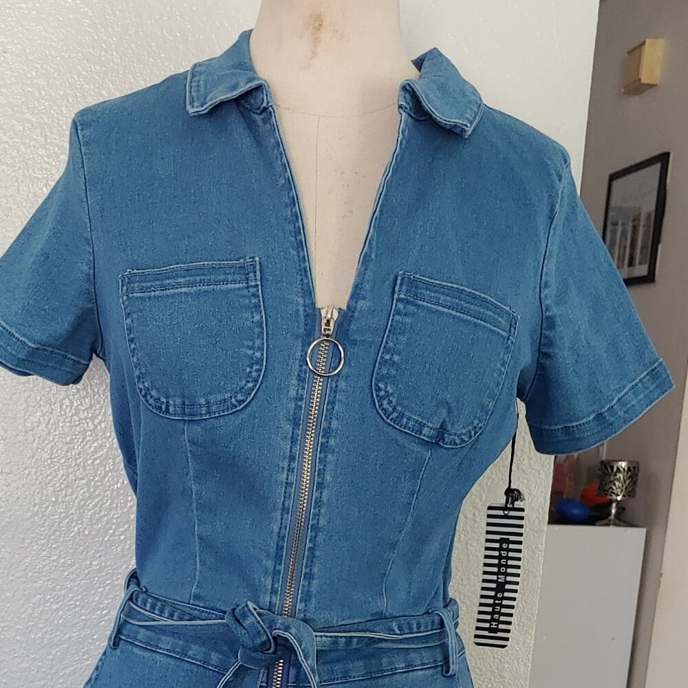 Denim Blue Jumpsuit